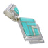 Opal And Turquoise Silver Southwestern Pendant YX77646